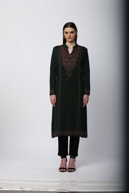 Knitted Designer Woolen Kurti