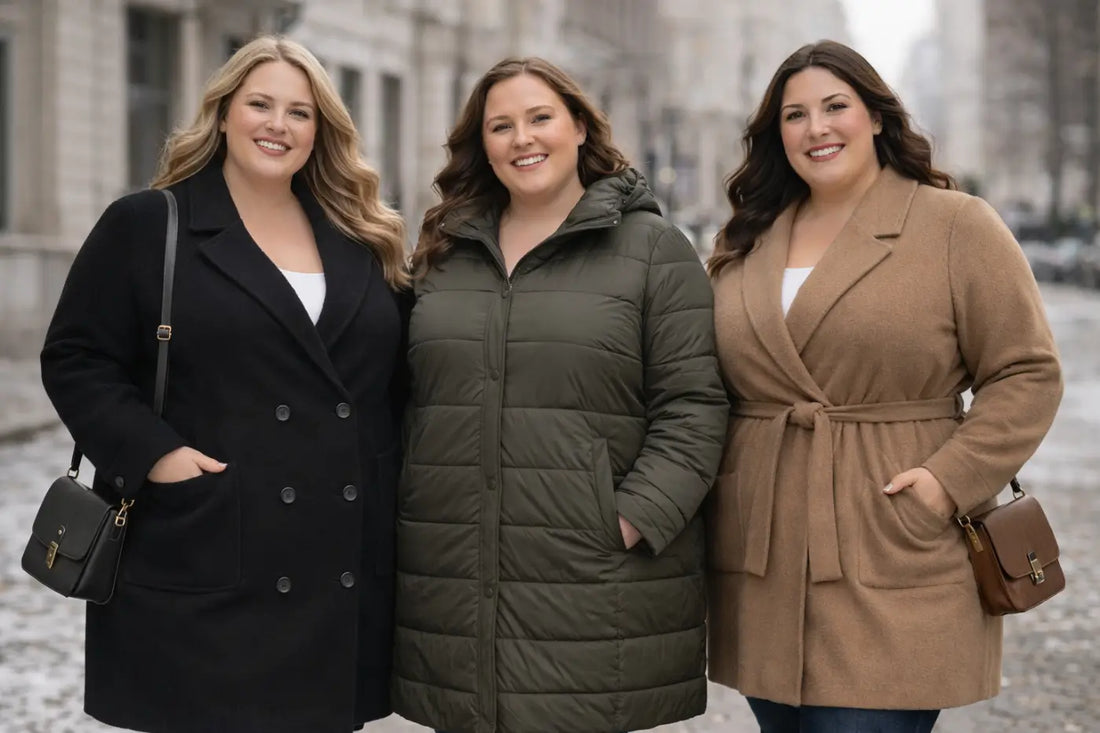 Women Plus Size Long Coats for Warm and Confident Winters
