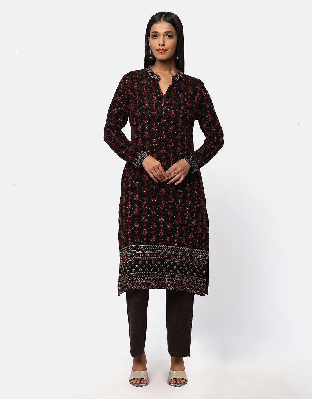 Women Winter Wear Woolen Kurti
