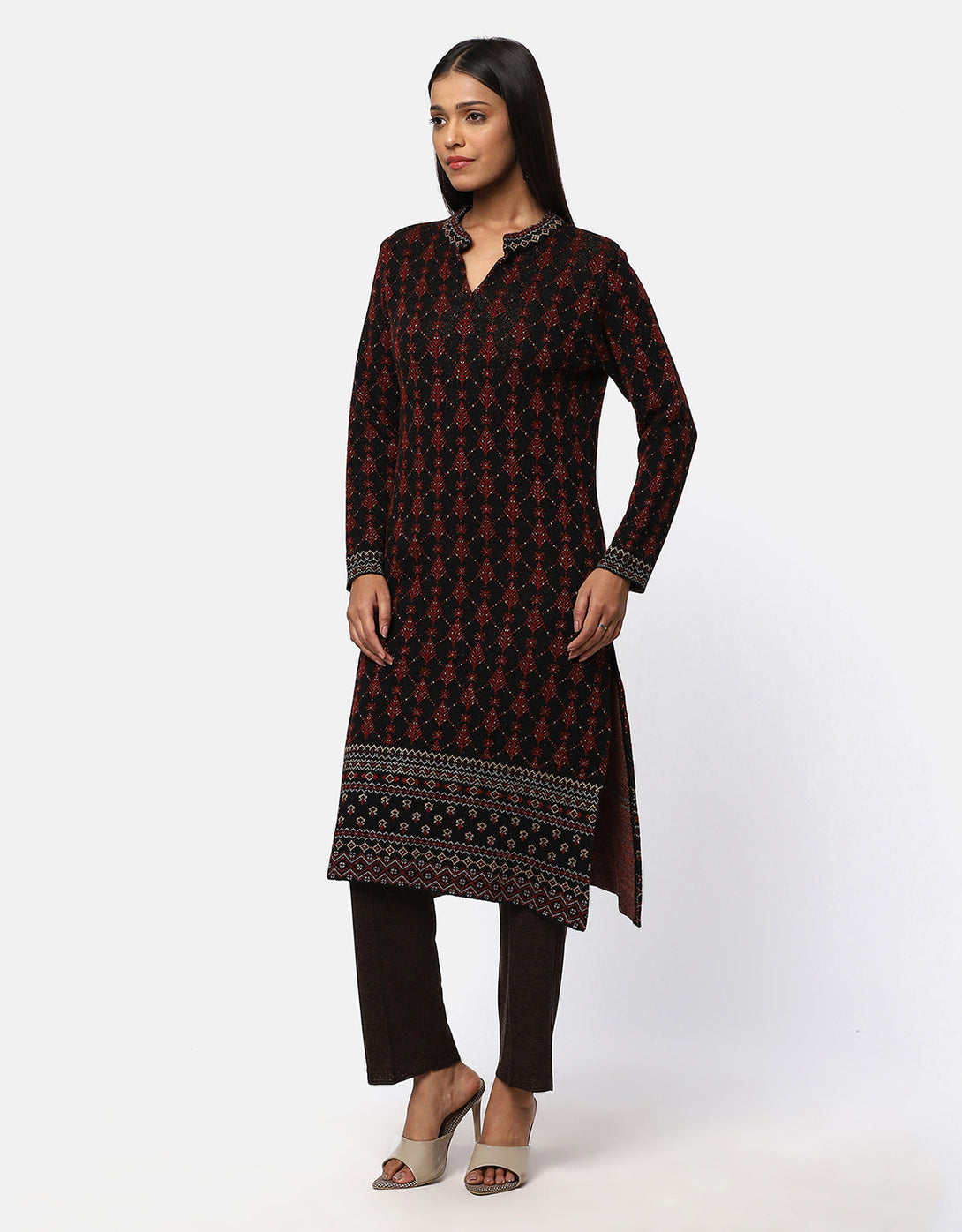 Women Winter Wear Woolen Kurti