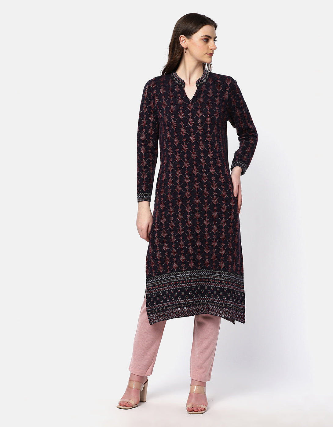 Women Winter Wear Woolen Kurti