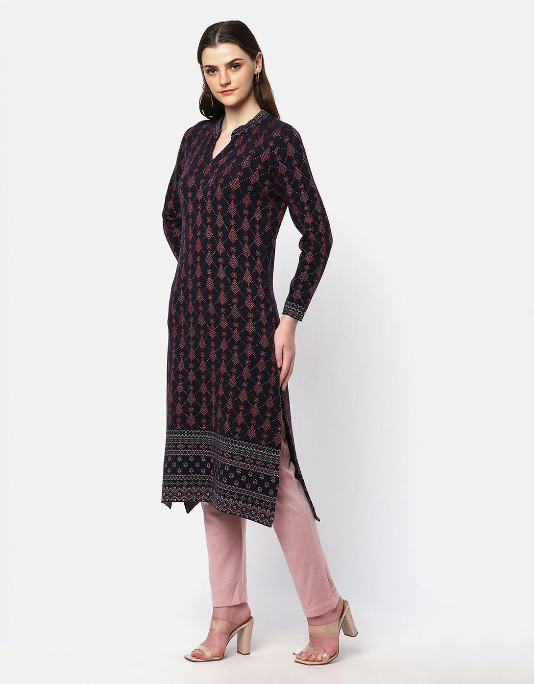 Women Winter Wear Woolen Kurti