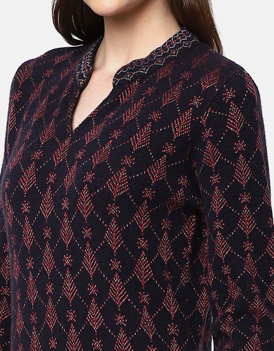 Women Winter Wear Woolen Kurti