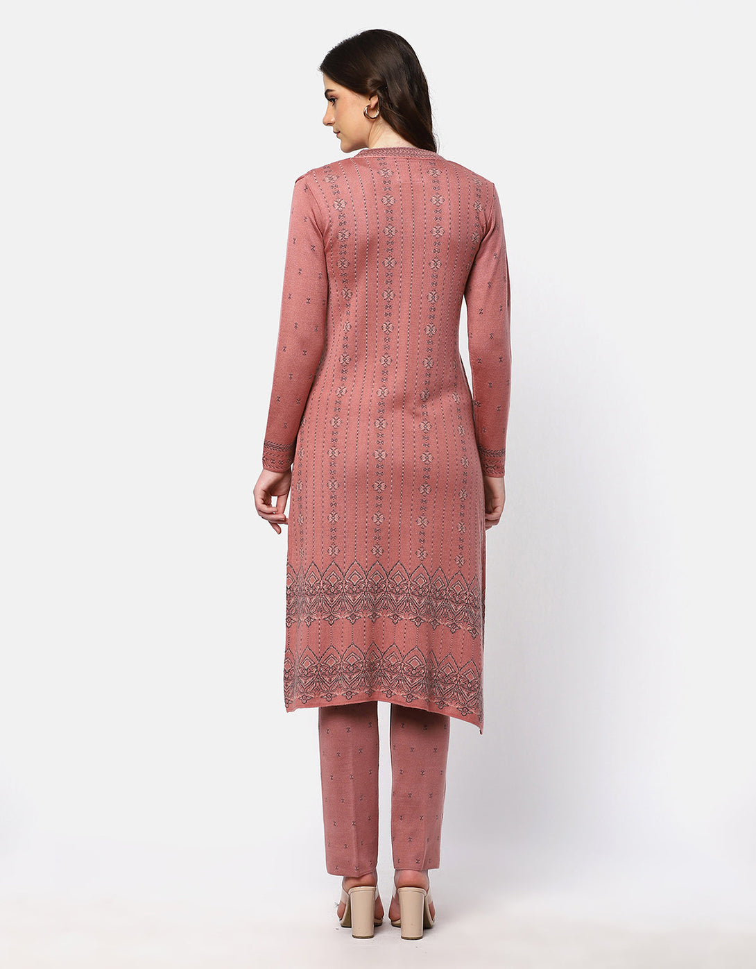 Women Woolen jacquard Fancy Kurti