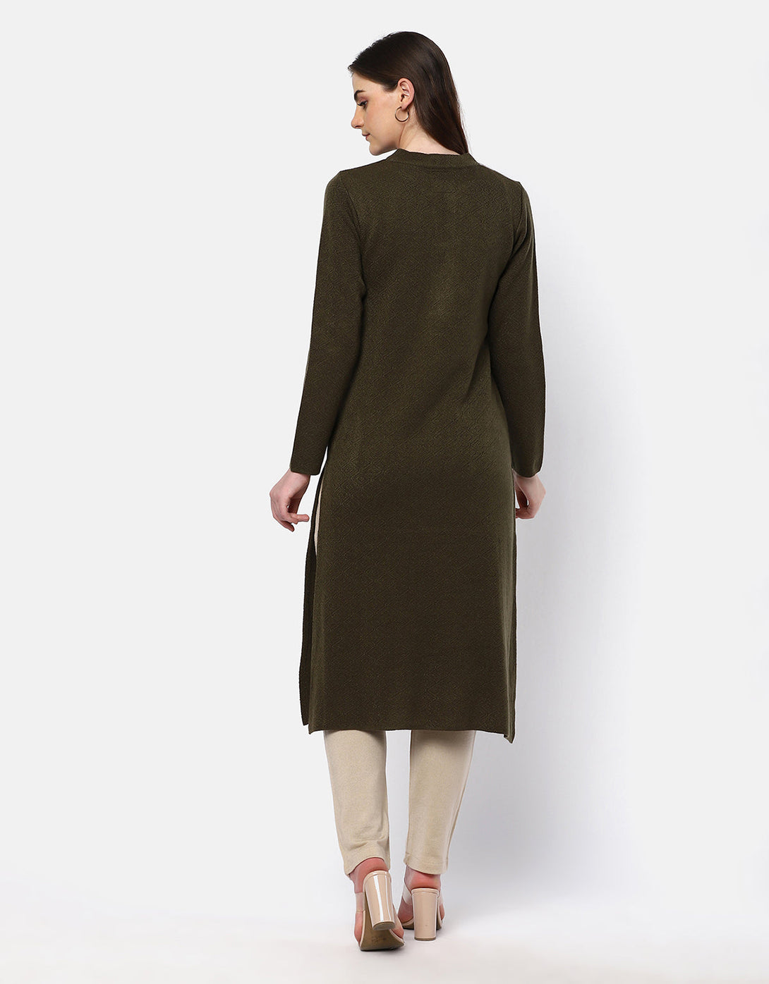 Women Winter Wear Woolen Kurti