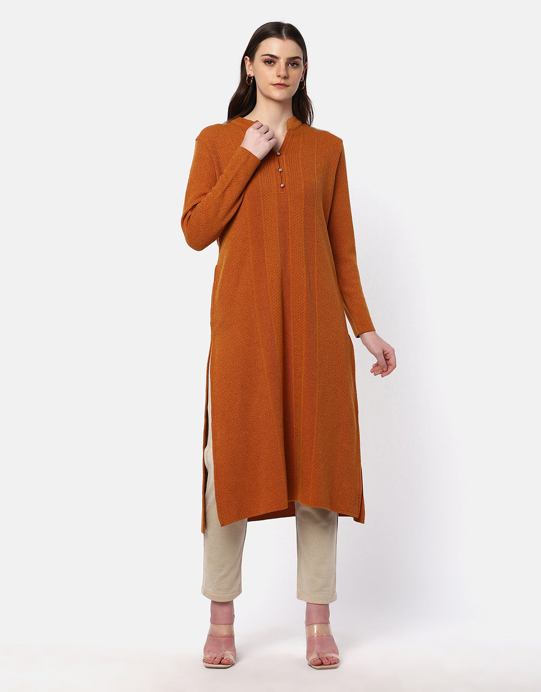 Women Winter Wear Woolen Kurti