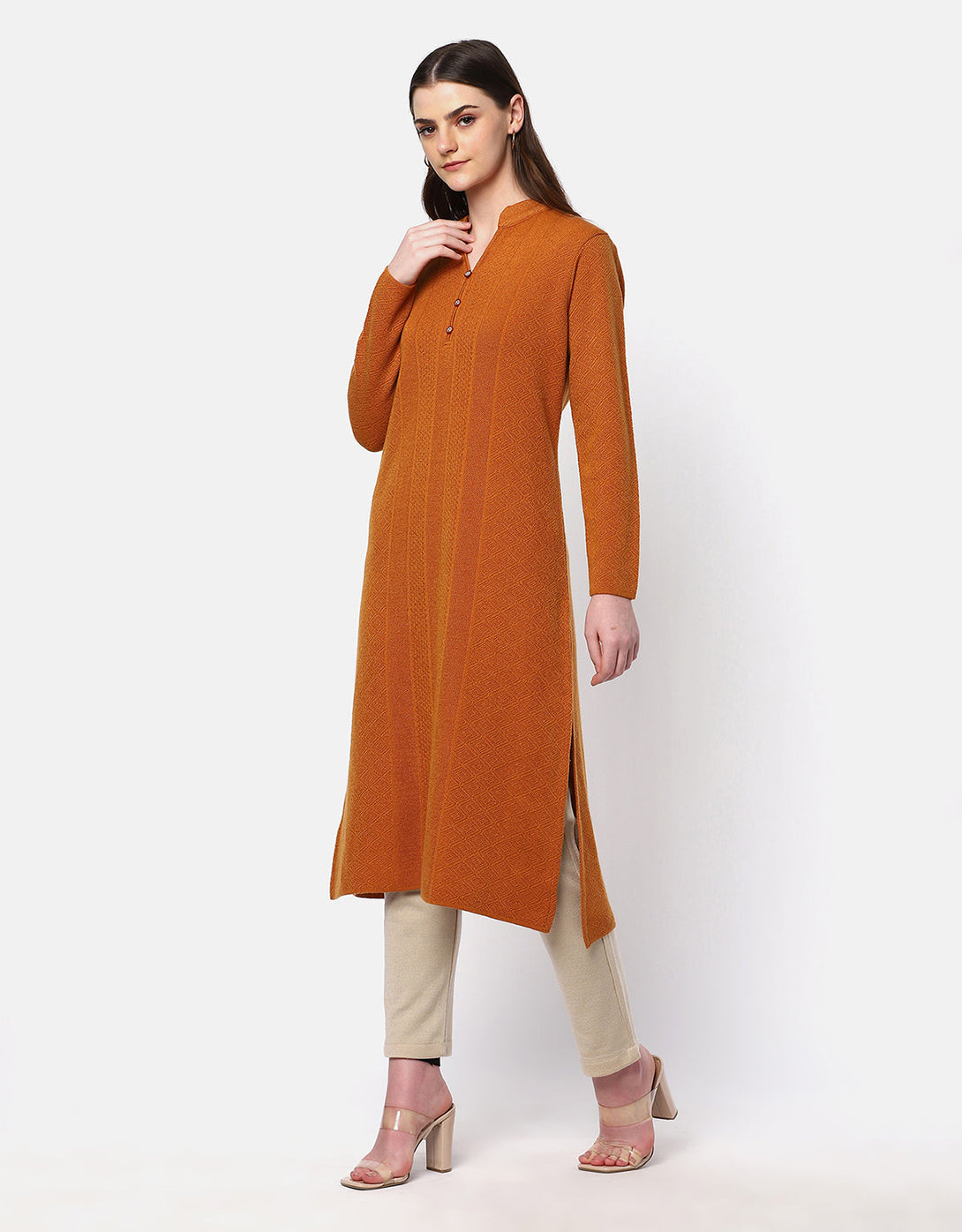 Women Winter Wear Woolen Kurti