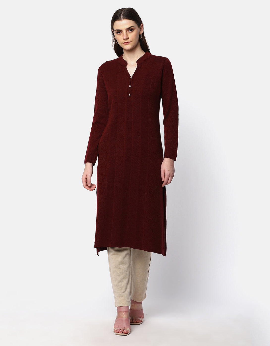 Women Winter Wear Woolen Kurti