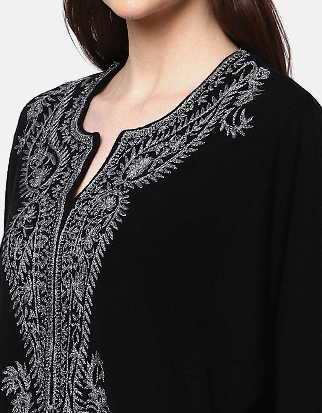 Kashmiri Woolen Embroidered Phiran