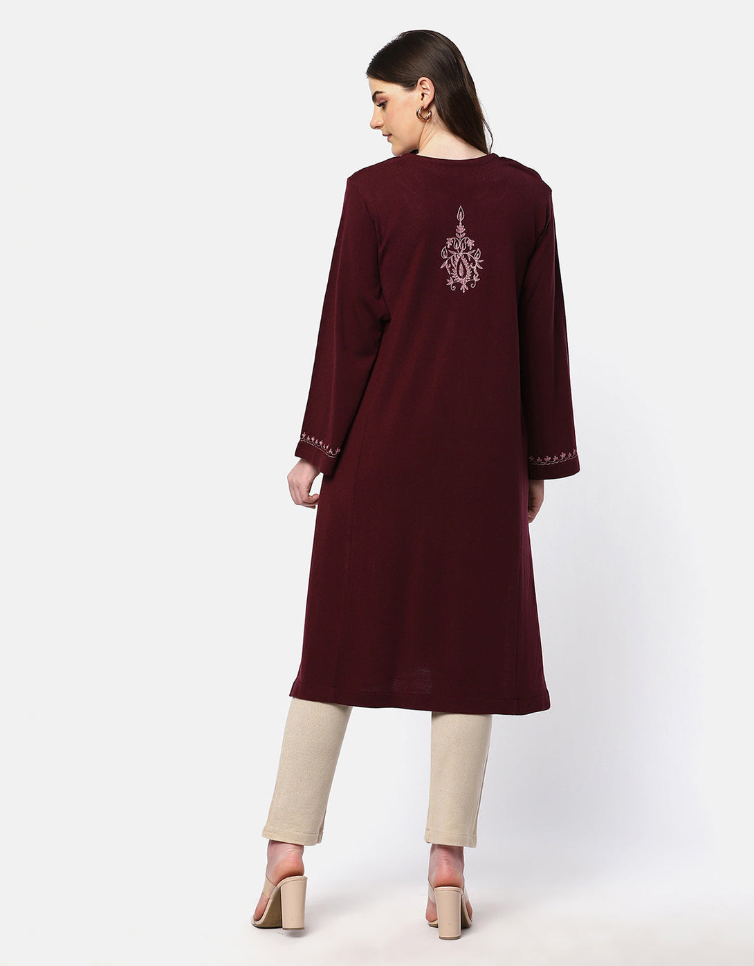 Kashmiri Woolen Embroidered Phiran