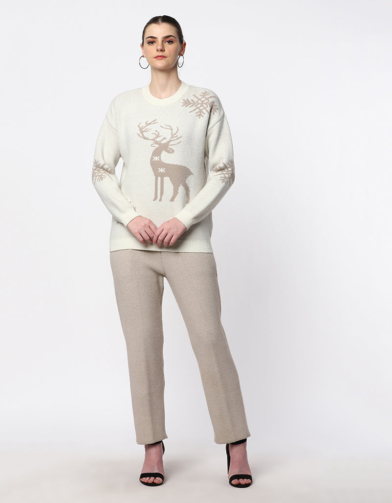 Women Knitted Cord Set