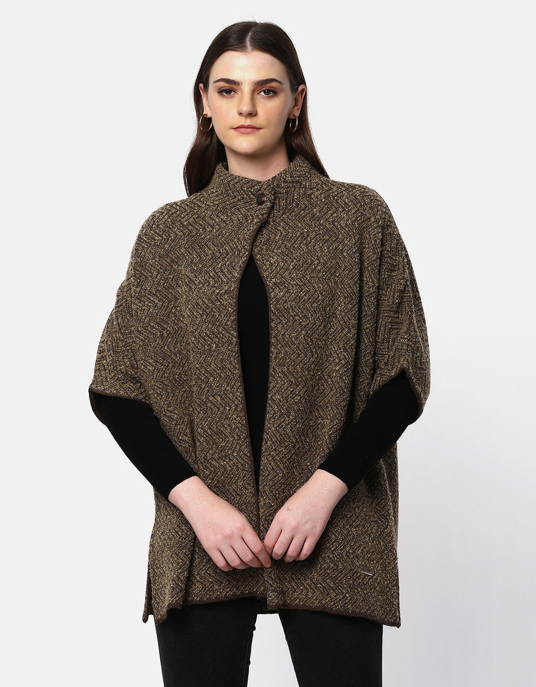Knitted winter woolen women Shrug