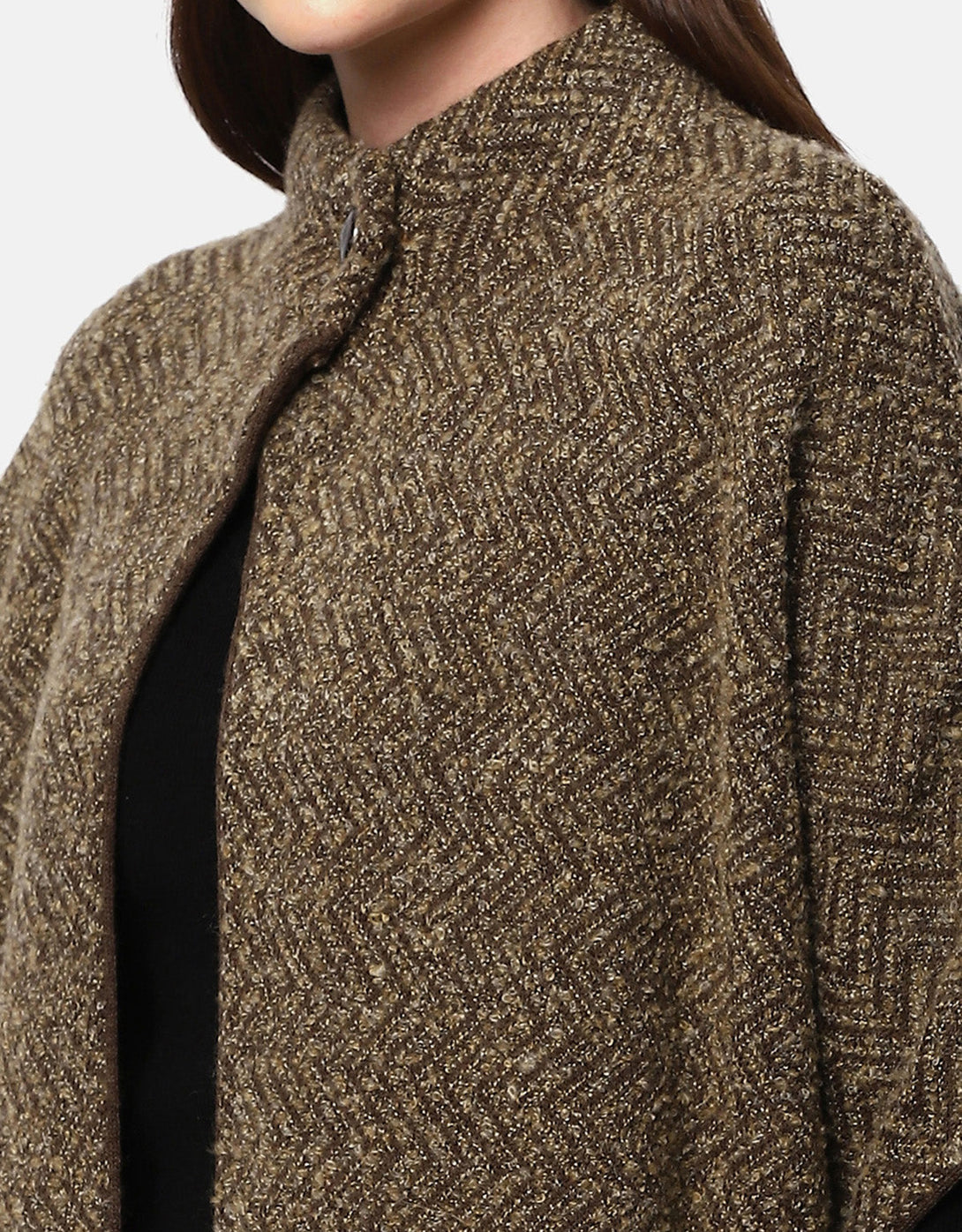 Knitted winter woolen women Shrug