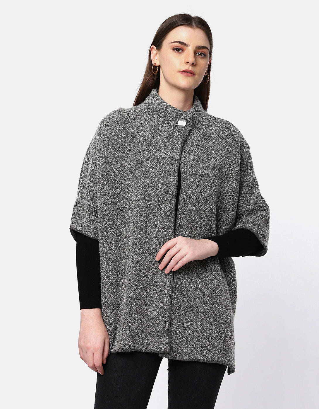 Knitted winter woolen women Shrug