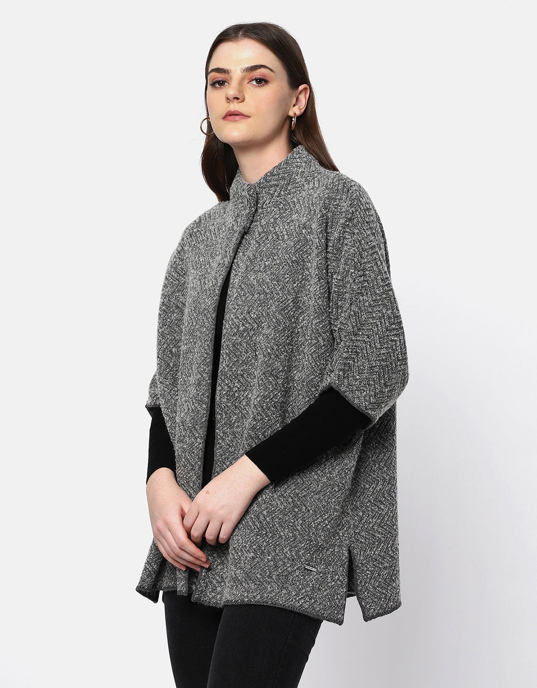 Knitted winter woolen women Shrug