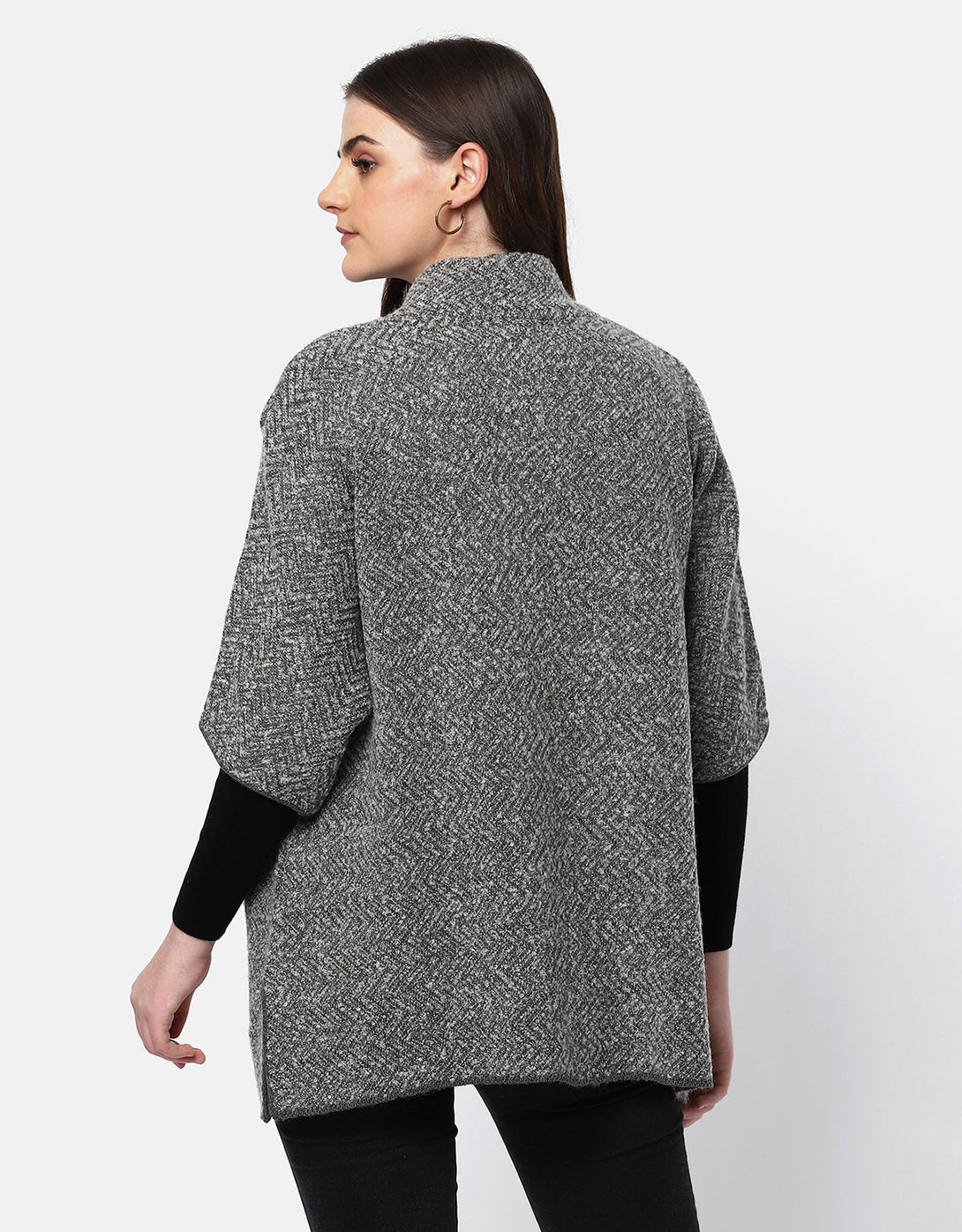 Knitted winter woolen women Shrug