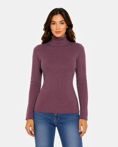 Women Woolen High Neck Skivvy