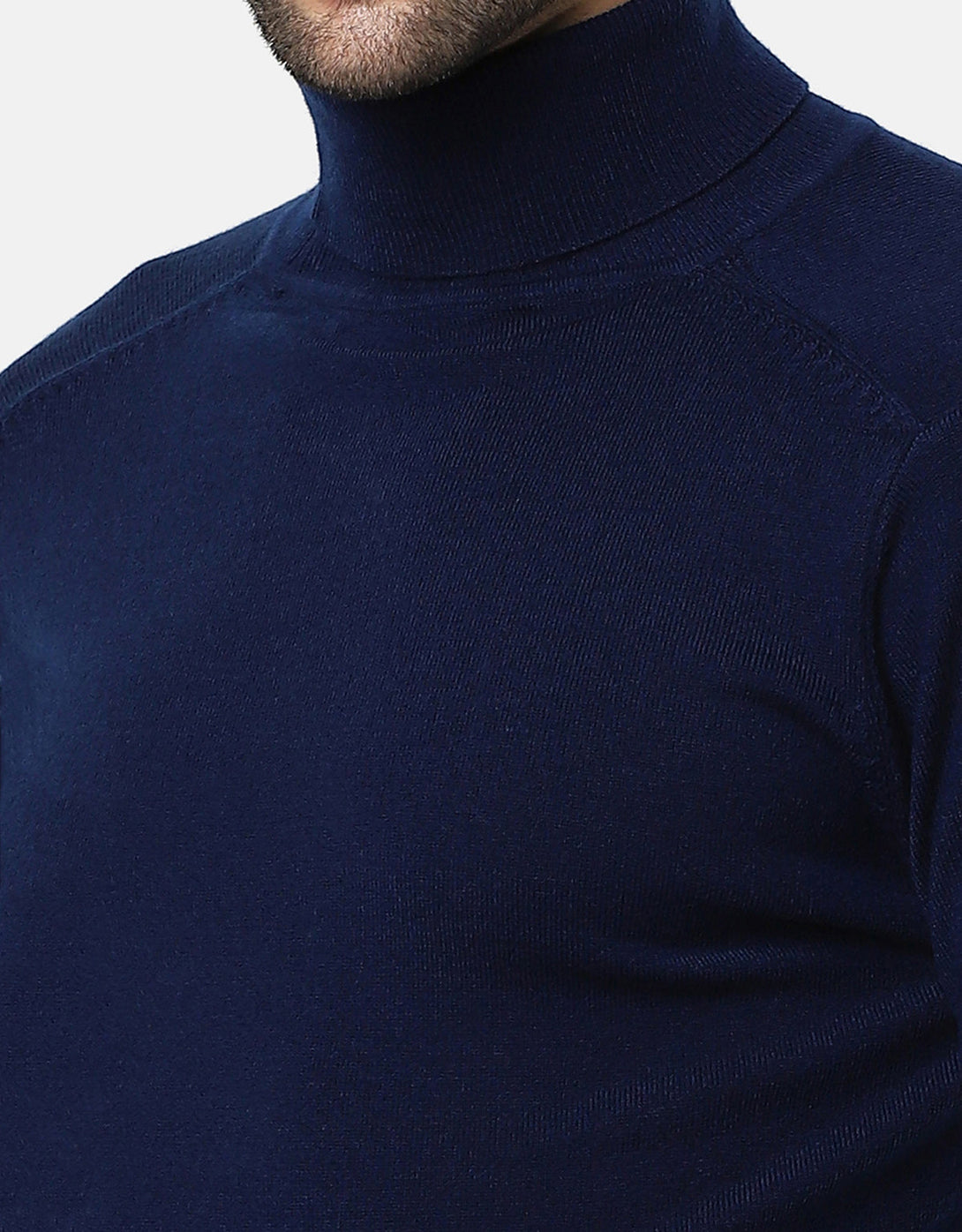 Woolen High Neck Sweater For Men